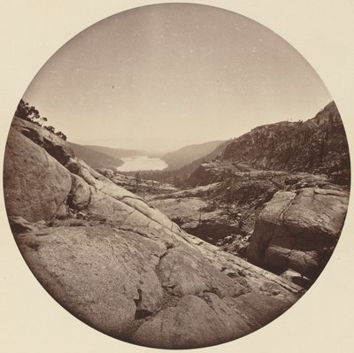 Jezioro Donner, Kalifornia, ok. 1860. autorstwa Carleton Emmons Watkins