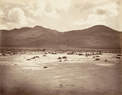 Road View to Sutro Tunnel, 1875, wydrukowany ca. 1876. autorstwa Carleton Emmons Watkins
