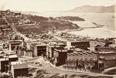 Złota Brama, 1868-69, druk ok. 1876. autorstwa Carleton Emmons Watkins
