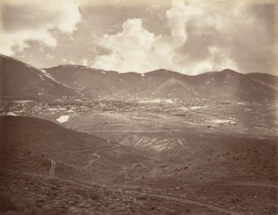 Virginia City, 1875, wydrukowany ok. 1876. autorstwa Carleton Emmons Watkins