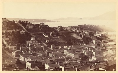 [Golden Gate z Telegraph Hill, San Francisco]. autorstwa Carleton Watkins
