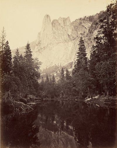 [The Sentinel, 3270 stóp]. autorstwa Carleton Watkins