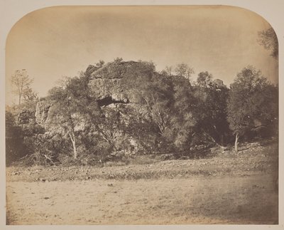 [Tower Rock - Zachód] autorstwa Carleton Watkins
