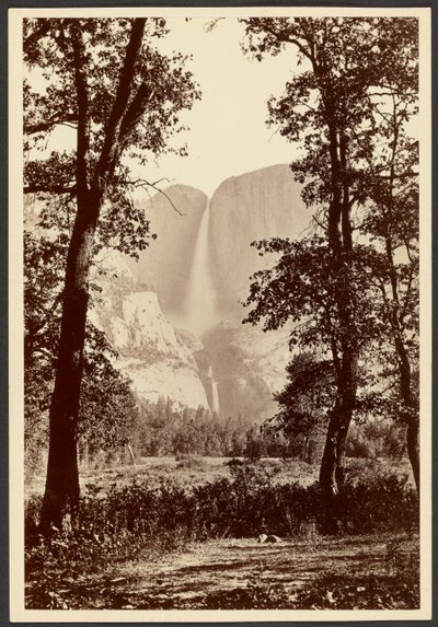 Wodospad Yosemite autorstwa Carleton Watkins
