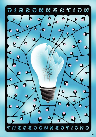 Rozłączenia, te połączenia, 2020 (ilustracja cyfrowa) autorstwa Carlo Alberto Giardina