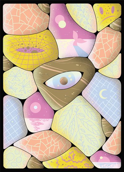 Strumień kwarantanny, 2020 r. (ilustracja cyfrowa) autorstwa Carlo Alberto Giardina