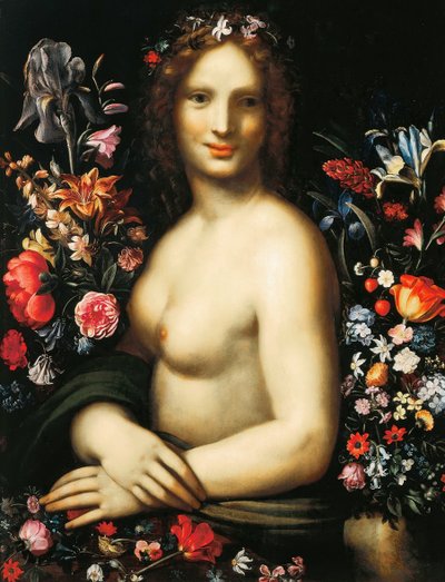 Flora La Nuda, ca. 1600. autorstwa Carlo Antonio Procaccini