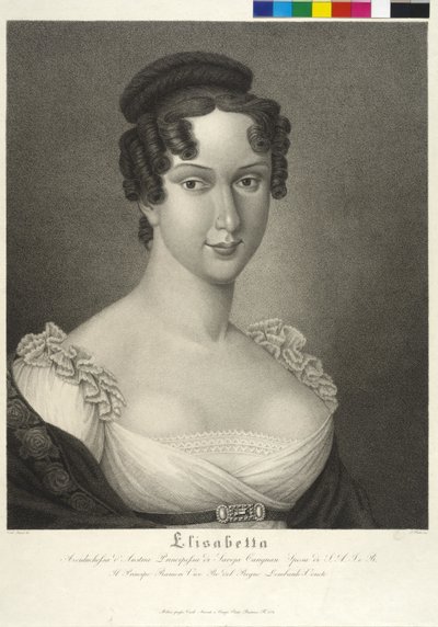 Księżniczka Sabaudii Carignan Elisabeth autorstwa Carlo Arienti