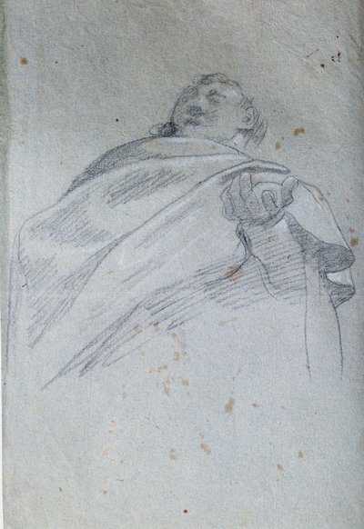 Serweta z popiersiem człowieka Rysunek tuszem i praniem autorstwa Carlo Bononi (1569-1632) XVII-wieczny Paryż. Muzeum w Luwrze autorstwa Carlo Bononi