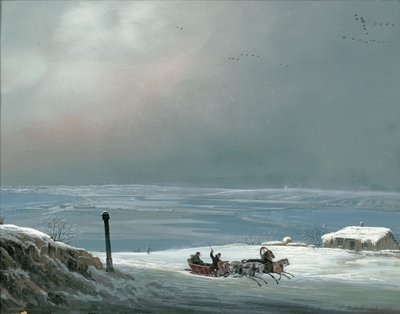 Okolice Odessy zimą 1841 r. autorstwa Carlo Bossoli