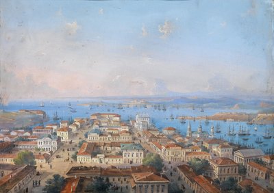 Widok Sewastopola, lata 1860-1870 autorstwa Carlo Bossoli