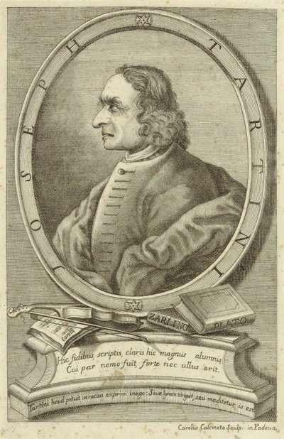 Przedstawiona osoba:  Giuseppe Tartini autorstwa Carlo Calcinotto