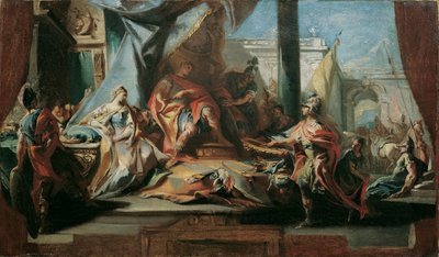 Wielkoduszność Scypiona autorstwa Carlo Carlone