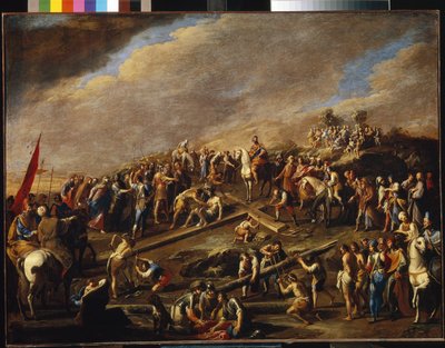 Chrystus przybity do krzyża. Golgota autorstwa Carlo Coppola