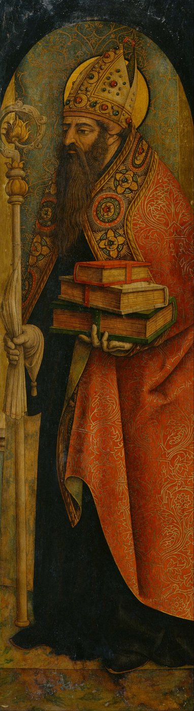 Święty Augustyn autorstwa Carlo Crivelli