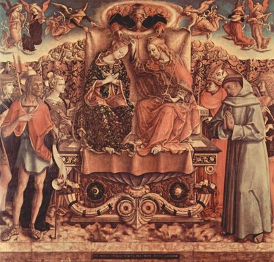 Koronacja Dziewicy autorstwa Carlo Crivelli