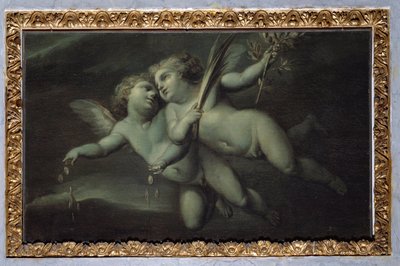 Putti (Malarstwo monochromatyczne, po 1783) autorstwa Carlo Giuseppe Ratti