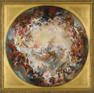 Gloryfikacja Krzyża (olej na płótnie) autorstwa Carlo Innocenzo Carlone