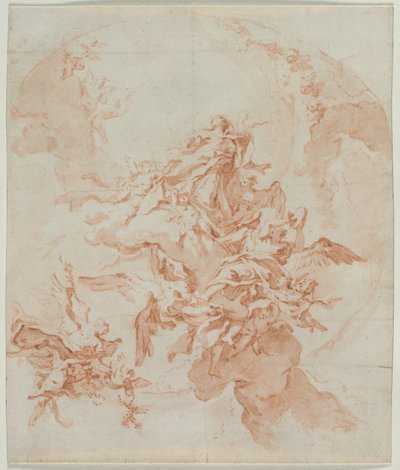 Wniebowzięcie Najświętszej Maryi Panny, c. 1754. autorstwa Carlo Innocenzo Carlone