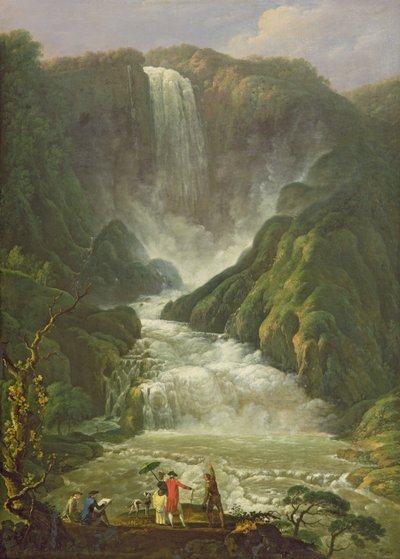 Wodospady Terni autorstwa Carlo Labruzzi
