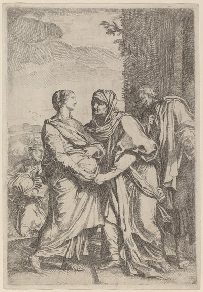 Nawiedzenie Matki Boskiej autorstwa Carlo Maratta