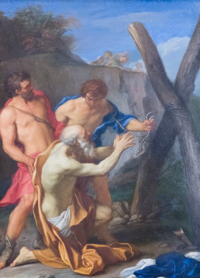 Męczeństwo św. Andrzeja, XVII w. (olej na miedzi) autorstwa Carlo Maratta or Maratti