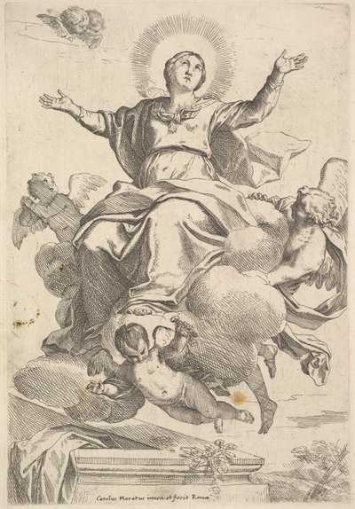 Wniebowzięcie Najświętszej Maryi Panny. autorstwa Carlo Maratta or Maratti