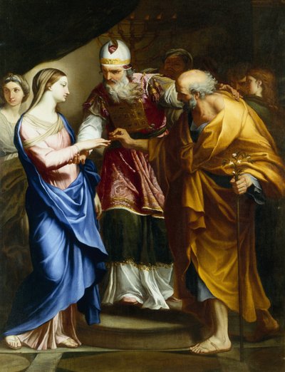 Wesele Dziewicy (olej na płótnie) autorstwa Carlo Maratta or Maratti