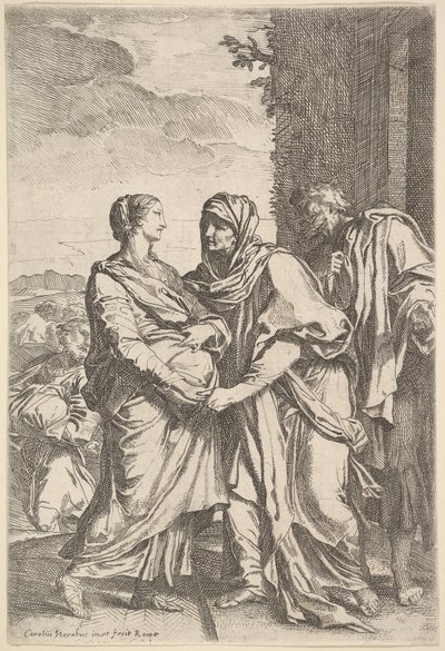 Nawiedzenie Matki Boskiej. autorstwa Carlo Maratta or Maratti