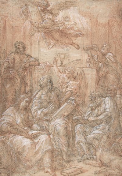 Alegoria starych i nowych dyspens, 1700-1708. autorstwa Carlo Maratti