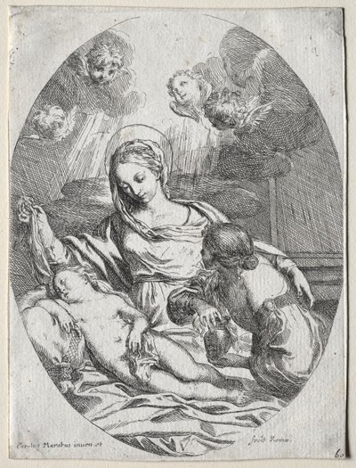 Madonna z Dzieciątkiem z Magdaleną autorstwa Carlo Maratti