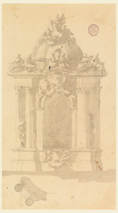 Projekt Ołtarza autorstwa Carlo Marchionni