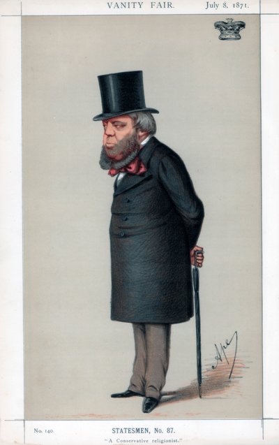 Konserwatywny religijny, 1871. autorstwa Carlo Pellegrini