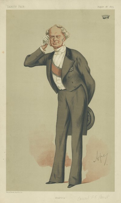 Hrabia Beust autorstwa Carlo Pellegrini