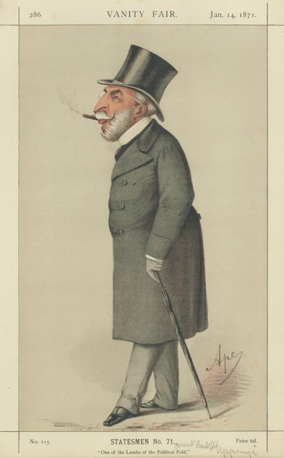 Hrabia Rudolph Apponyi autorstwa Carlo Pellegrini
