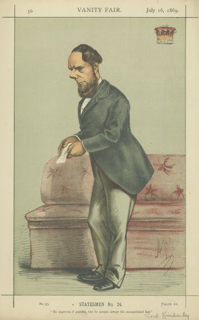Hrabia Kimberley autorstwa Carlo Pellegrini
