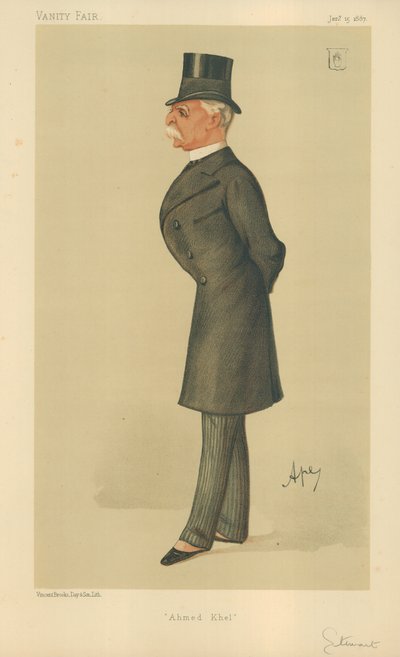 Generał Sir Donald Martin Stewart, Ahmed Khel, 15 stycznia 1887, rysunek z Vanity Fair autorstwa Carlo Pellegrini