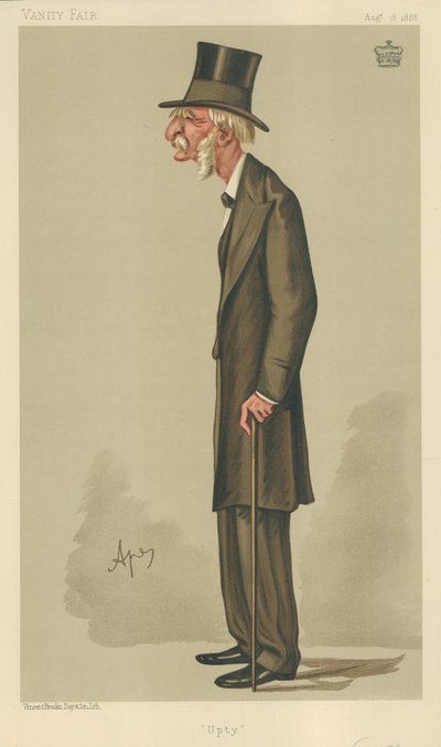 General Viscount Templetown, Upty, 18 sierpnia 1888, komiks Vanity Fair autorstwa Carlo Pellegrini