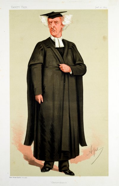 Henry George Liddell, brytyjski uczony, 1875 autorstwa Carlo Pellegrini