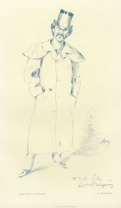 James Abbott McNeill Whistler autorstwa Carlo Pellegrini