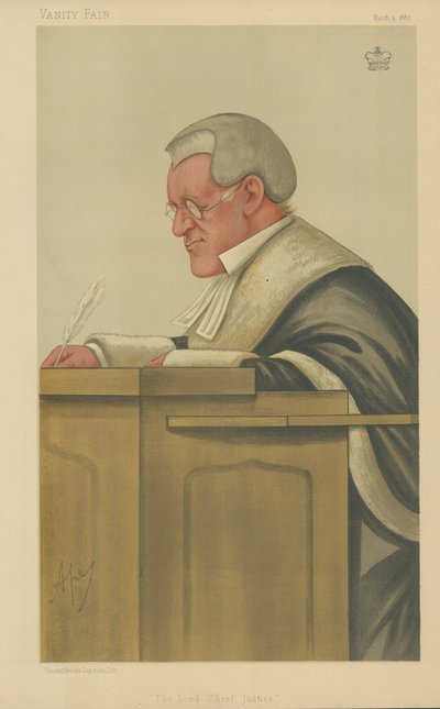 Lord Coleridge autorstwa Carlo Pellegrini