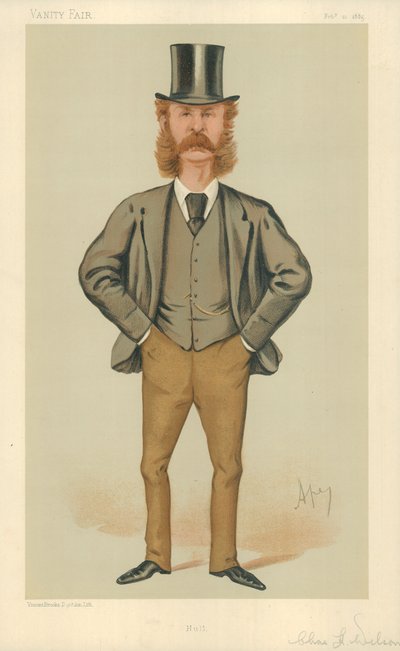 Pan Charles Henry Wilson, Hull, 21 lutego 1885, rysunek Vanity Fair autorstwa Carlo Pellegrini