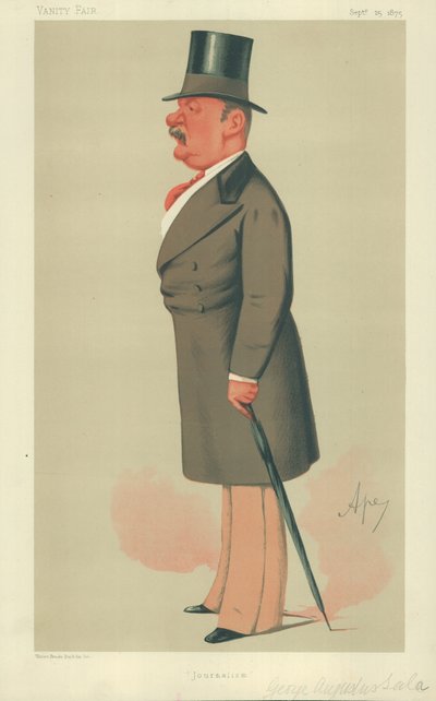 Pan George Augustus Sala, Dziennikarstwo, 25 września 1875, komiks Vanity Fair autorstwa Carlo Pellegrini