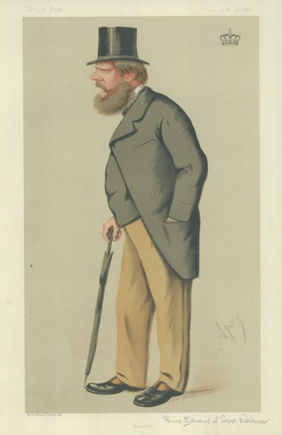 Książę Edward Sachsen-Weimar autorstwa Carlo Pellegrini