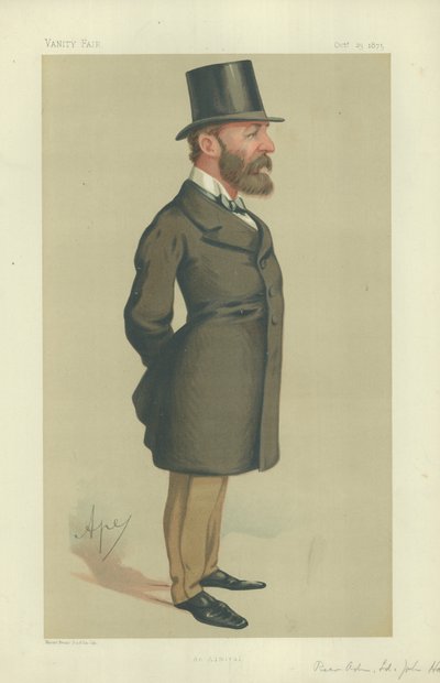 kontradmirał lord John Hay autorstwa Carlo Pellegrini