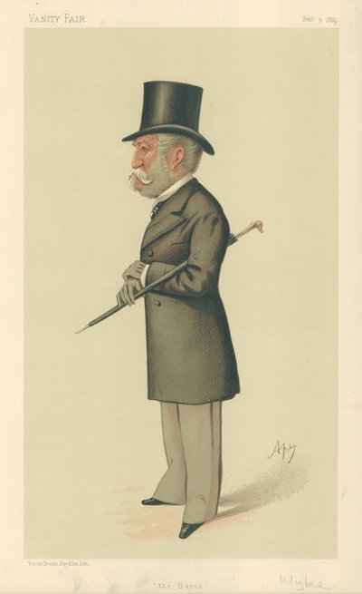 Sir Charles Lennox Wyke, The Baron, 9 lutego 1884, komiks Vanity Fair autorstwa Carlo Pellegrini