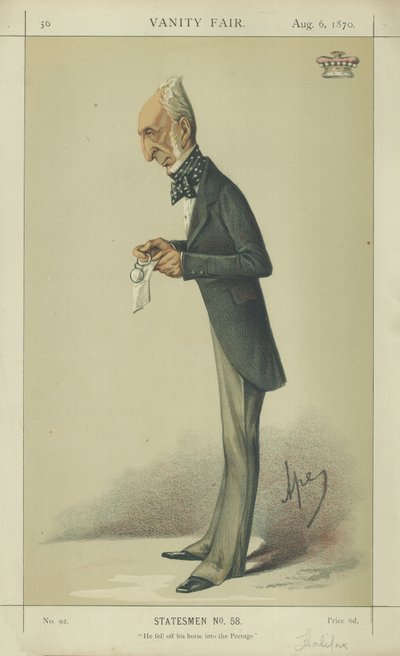 Sir Charles Wood, Lord Halifax autorstwa Carlo Pellegrini