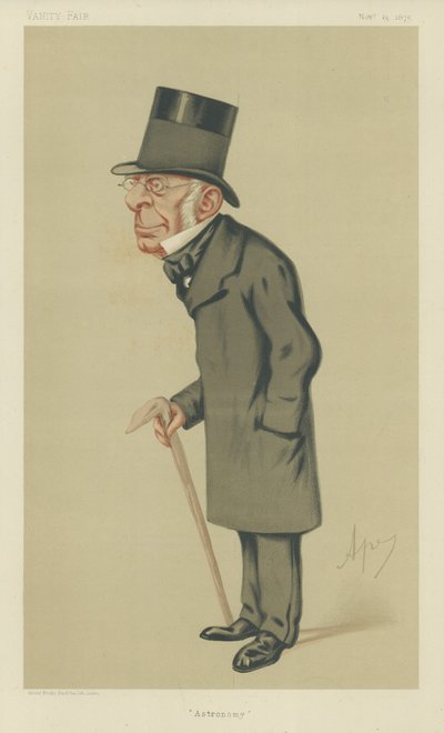 Sir George Biddell Airy autorstwa Carlo Pellegrini