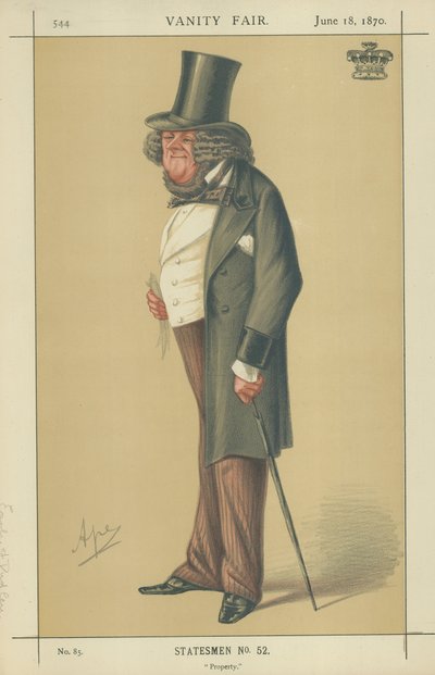 Hrabia Dudley autorstwa Carlo Pellegrini