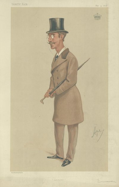 Hrabia Dunraven i Mount-Earl autorstwa Carlo Pellegrini